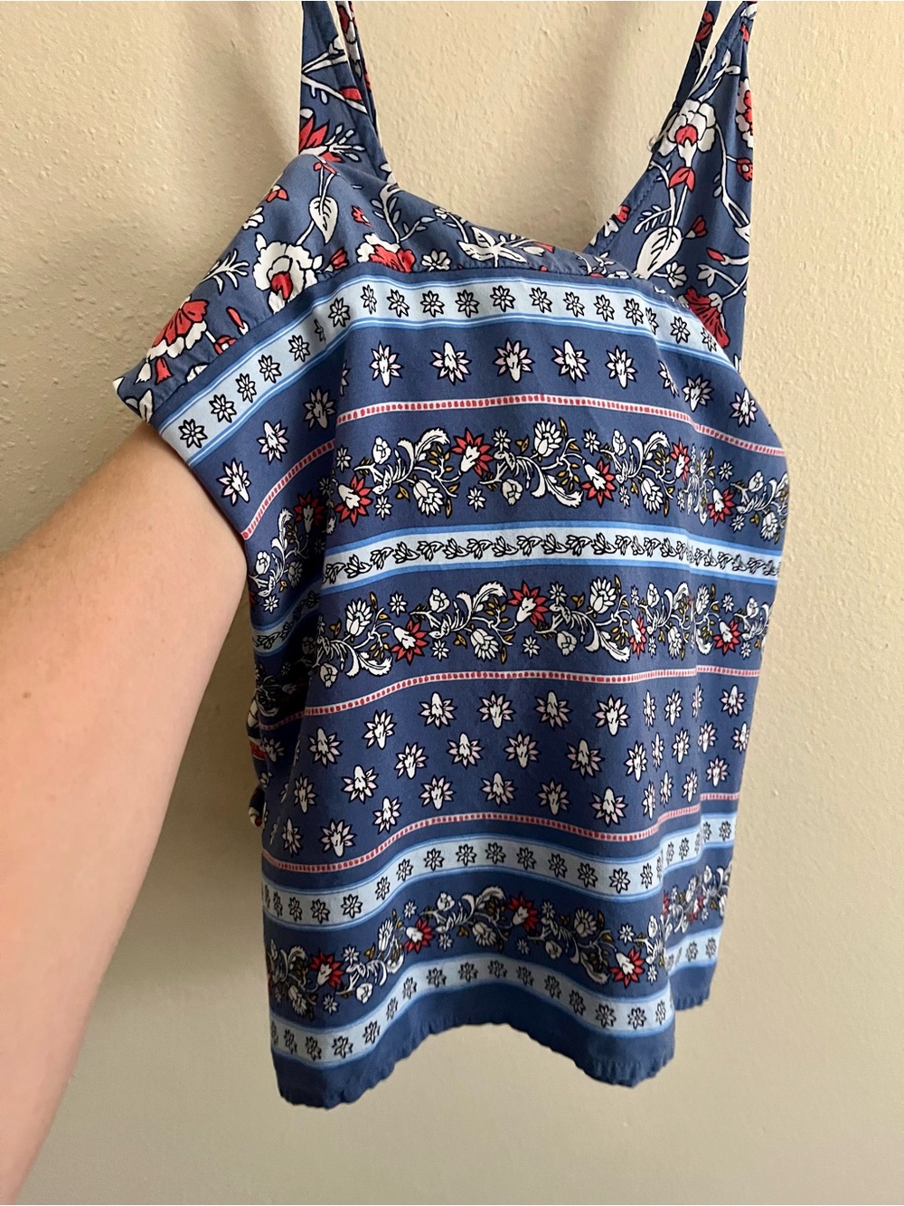 Old Navy Blue Floral Maxi Dress Medium Petite - Picture 5 of 10